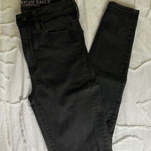 Black high waisted jeans